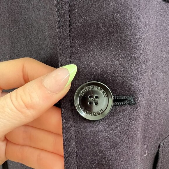 Burberry Men's Navy Blue 100% Virgin Wool Milford Jacket, sz 54 - Picture 11 of 11